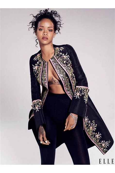 Rihanna Elle Magazine December 2014 Issue • Celebmafia