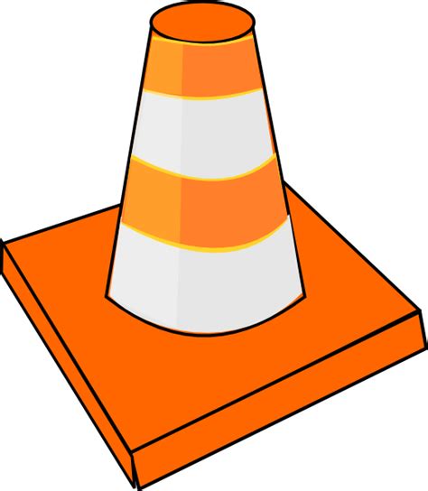 Orange Traffic Cone Clip Art At Vector Clip Art Online