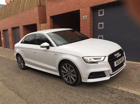 Audi A3 Saloon S Line Black Edition Glacier White In Gateshead