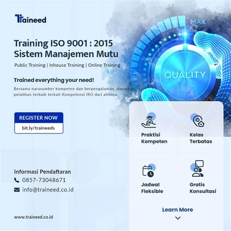 Training Iso 9001 2015 Sistem Manajemen Mutu