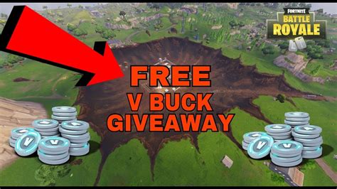 FORTNITE BR FREE V BUCK GIVEAWAY READ DESCRIPTION YouTube