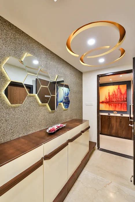 Luxurious Home Interiors In Pune Ceiling Design Living Room Hallway