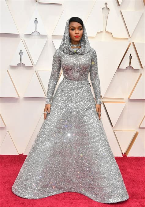 Janelle Monae Silver Cape Ralph Lauren Dress At Oscars 2020 Popsugar