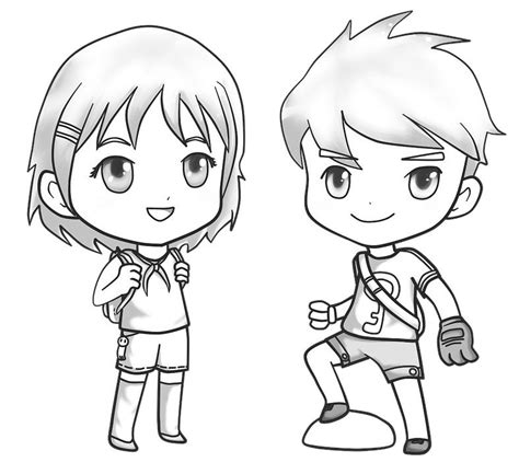 View 9 Dibujos De Chicas Kawaii Para Colorear - Lavulta