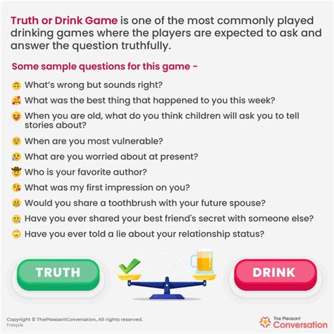 500 Truth Or Drink Questions List For Your Party Night