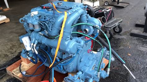 Perkins T6354 Marine Diesel Engine 240 Hp Port Side Youtube
