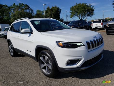 2020 Bright White Jeep Cherokee Limited 4x4 135288151