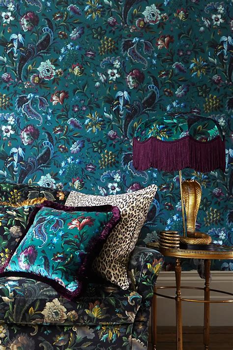 House Of Hackney Florika Wallpaper Anthropologie Eclectic Home