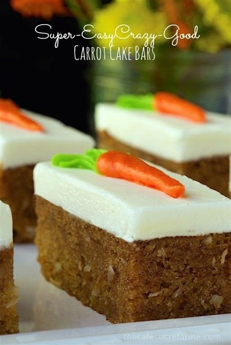 Carrot Cake Bars Carrot Cake Bars Best Carrot Cake Baby Food Recipes