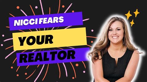 quick introduction nicci fears realtor keller williams realty west youtube