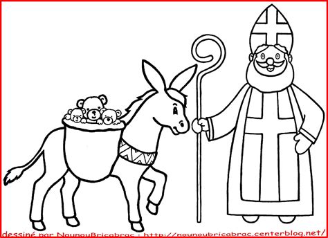 coloriages saint nicolas