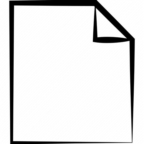 Blank Document File Page Paper Icon Download On Iconfinder