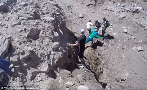 Hikers In The Andes Forced To Run For Their Lives In Video After