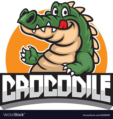 Cartoon Crocodile Mascot Royalty Free Vector Image