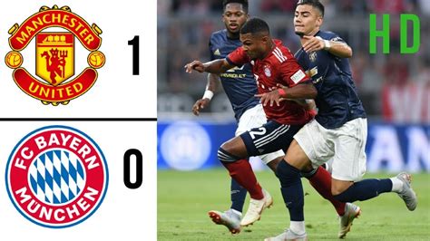 Manchester United Vs Bayern Munich Preseason Friendly 2018 Full