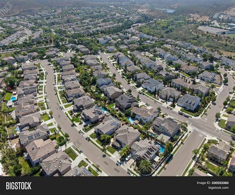 Aerial View Suburban Image And Photo Free Trial Bigstock
