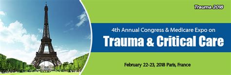 4th Annual Congress And Medicare Expo On Trauma And Criticalcare