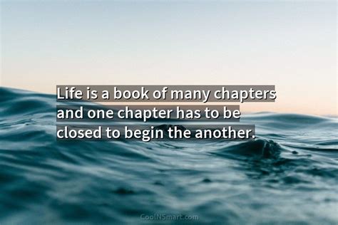 Quote Life Is A Book Of Many Chapters Coolnsmart