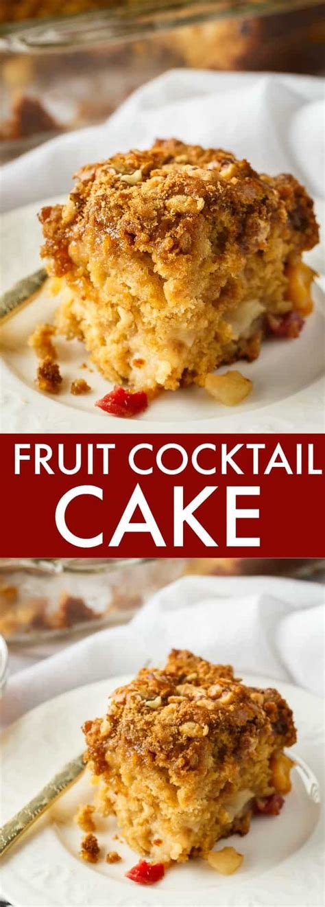 Here is another favorite recipe from a women's paradise of recipes by the associated women for pepperdine college cookbook that was published in 1962. Fruit Cocktail Cake | Recipe | Fruit cocktail cake ...