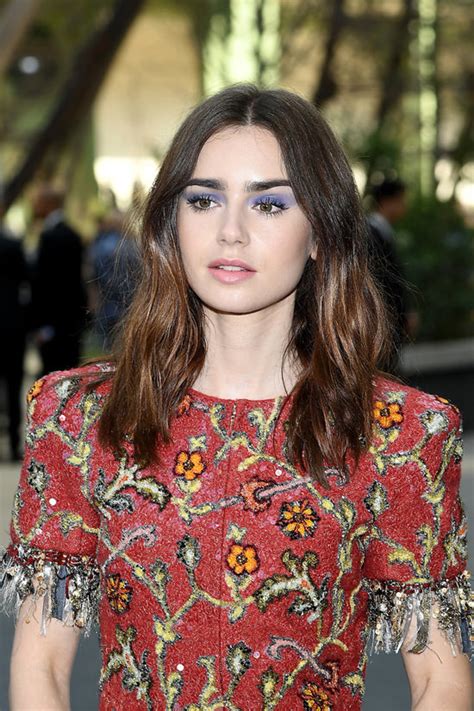 Lily Collins At The Chanel Fall 2017 Couture Show Tom And Lorenzo