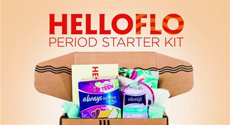 What To Bring HelloFlo Period Starter Kit THE Perfect Gift Before The Gift First Moon Party
