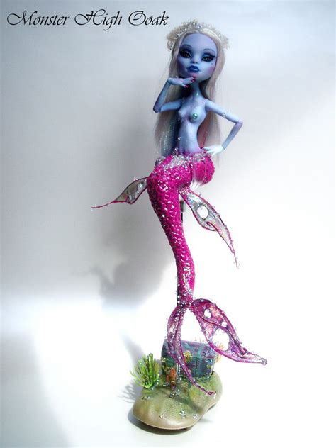 Abbey Mermaid Ooak Custom Monster High Dolls Monster High Mermaid