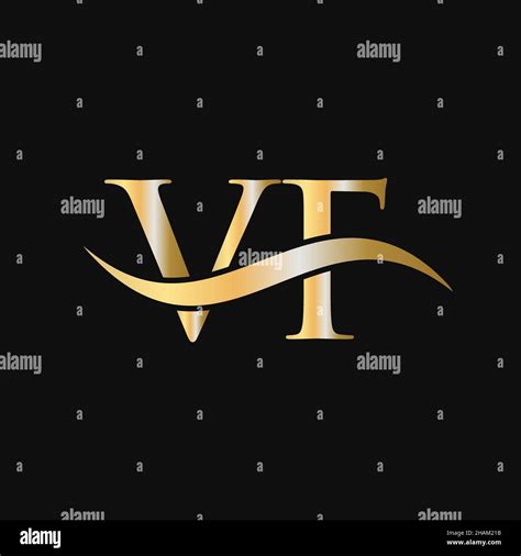 letter vf logo design template vf v f letter logo modern flat minimalist business company