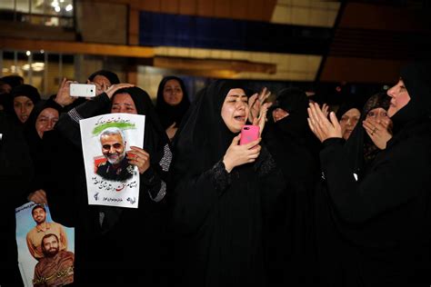 Body Of Qassem Suleimani Arrives In Iran To Throngs Of Mourners