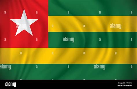 Flag Of Togo Vector Illustration Stock Vector Image And Art Alamy
