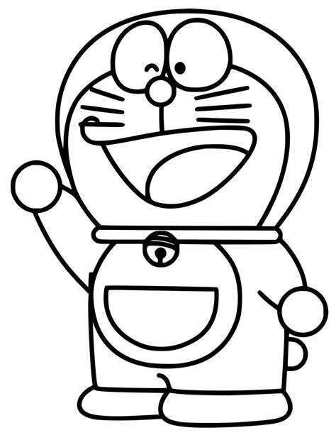 Doodle Doraemon Simple Gudang Materi Online