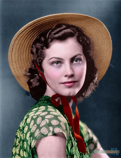 Young Ava Gardner Colorized From A Photo Ca Late 1940s Ava Gardner