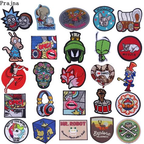 Buy Prajna Rick And Morty Costume Patches Amine Rocko