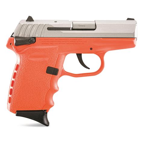 Sccy Cpx 1 Semi Automatic 9mm 31 Barrel Orangestainless 101