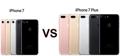 Difference Between Iphone 7 And Iphone 7