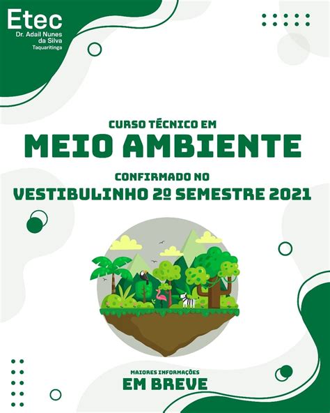 Etec Taquaritinga Anuncia Curso Técnico Em Meio Ambiente Para O Próximo