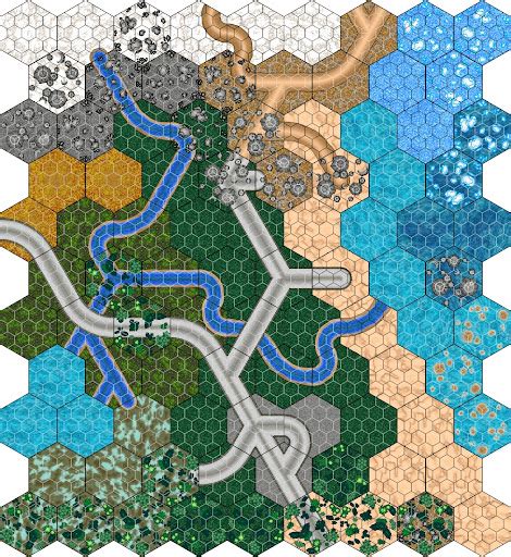 Hex Grid Battle Tiles The Grid