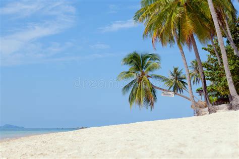 Landmark Of Baan Tai Beach Koh Samui Island Stock Image Image Of