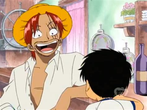 Like many others i got the impression shanks only remaining purpose in the story is to die for hype. Shanks and young Luffy