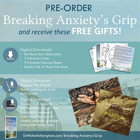 Announcing Breaking Anxietys Grip Dr Michelle Bengtson