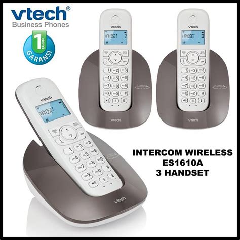 Jual Intercominterkomtelepon Wireless Vtech Es1610a 3 Handset