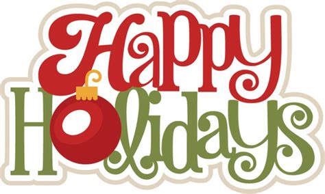 Happy Holiday Clip Art Free Clipart Best