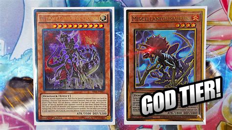 Yu Gi Oh The God Tier Dinosaur Deck Profile New 2021 Format Combos Youtube