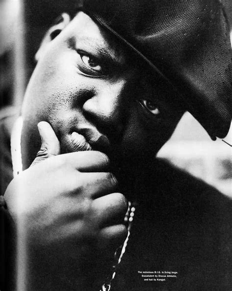 download black and white the notorious big wallpaper