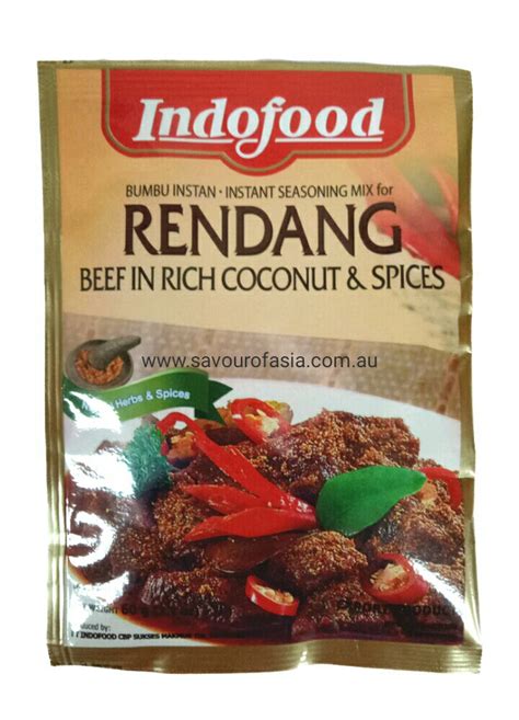 Instant Seasoning Mix For Rendang Beef In Rich Coconut And Spices 60g