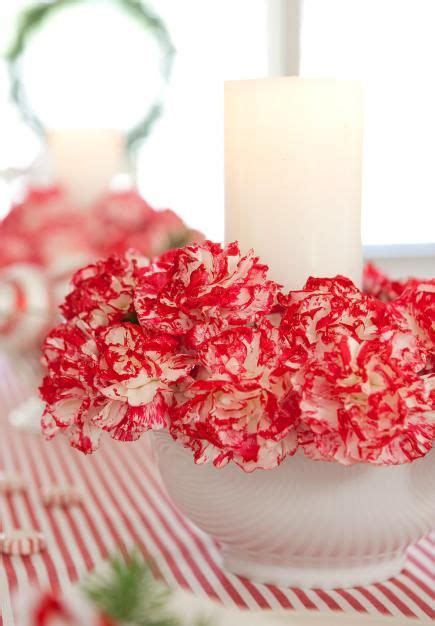 this easy red and white arrangement complements any christmas table more christmas centerpieces