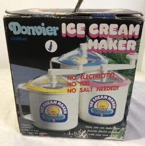 Donvier Manual Ice Cream Maker Quart White Complete W Box Recipe Book Japan Ebay