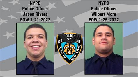 Fund The First Nypd Line Of Duty Deaths Police Officer Jason Rivera And Police Officer Wilbert