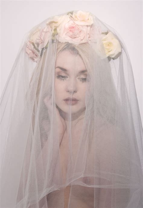 Shabbyandlovely Wedding Bridal Boudoir Veil