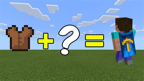 To make a coloured variant, use wool of the color of your. How to Craft a Cape in Survival - Minecraft - YouTube