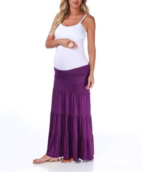 Pinkblush Maternity Purple Maternity Maxi Skirt Women Womens Maxi Skirts Maternity Maxi
